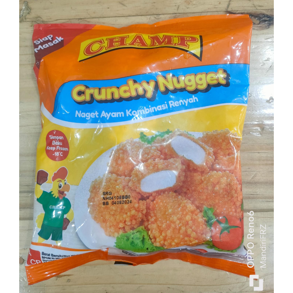 

Champ crunchy nugget crispy 225g