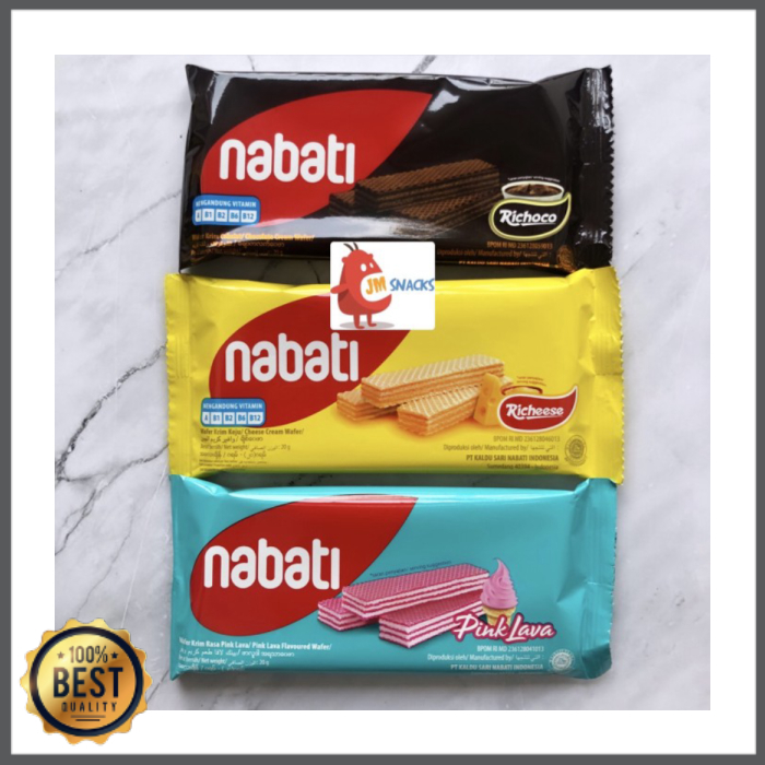 

[PROMO!!] Nabati Wafer 20gr - Wafer krim keju / krim coklat nikmat - Chocolate New