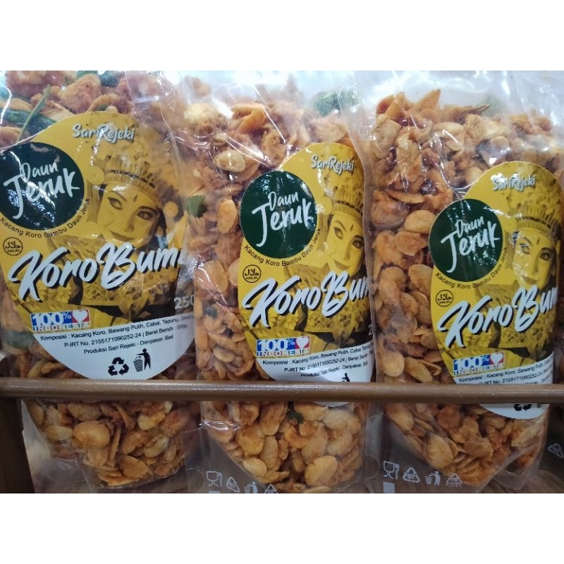 

KACANG KORO GETES BALI RASA BUMBU DAUN JERUK SARI REJEKI ASLI KHAS BALI 250 GR