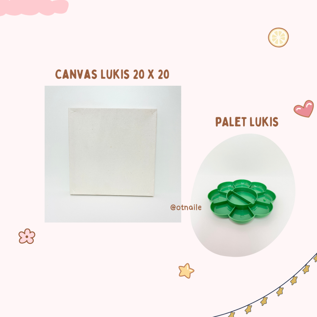 

Kanvas Lukis 20x20 / Palet Lukis