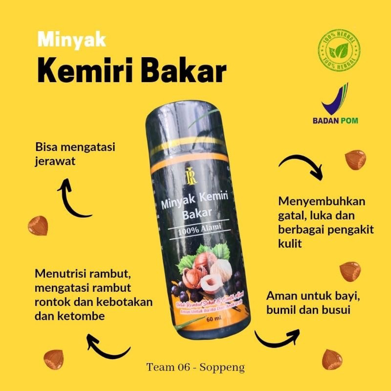 MKB ORIGINALMinyak kemiri bakar IR/minyak kemiri bakar ir ready stock