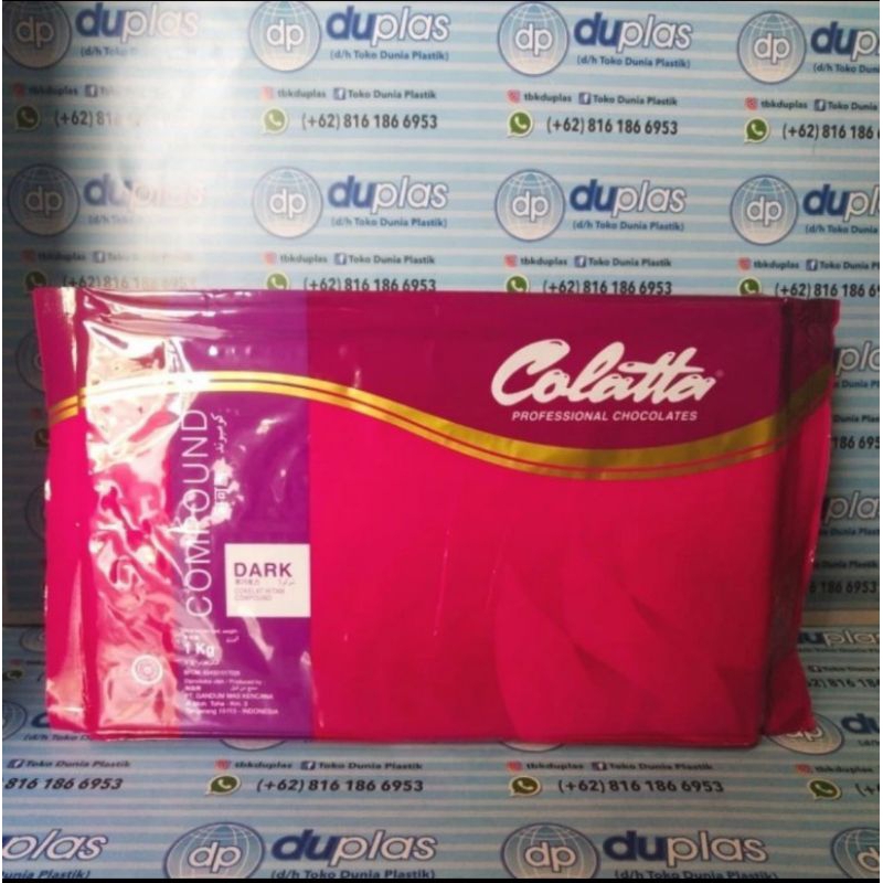 

Coklat Colatta Compound Dark Chocolate 1 kg