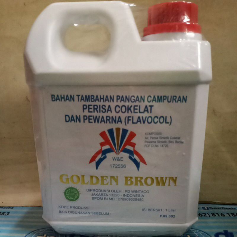 

Golden Brown Cokelat Flavocol Perisa Coklat dan Pewarna 1 Liter