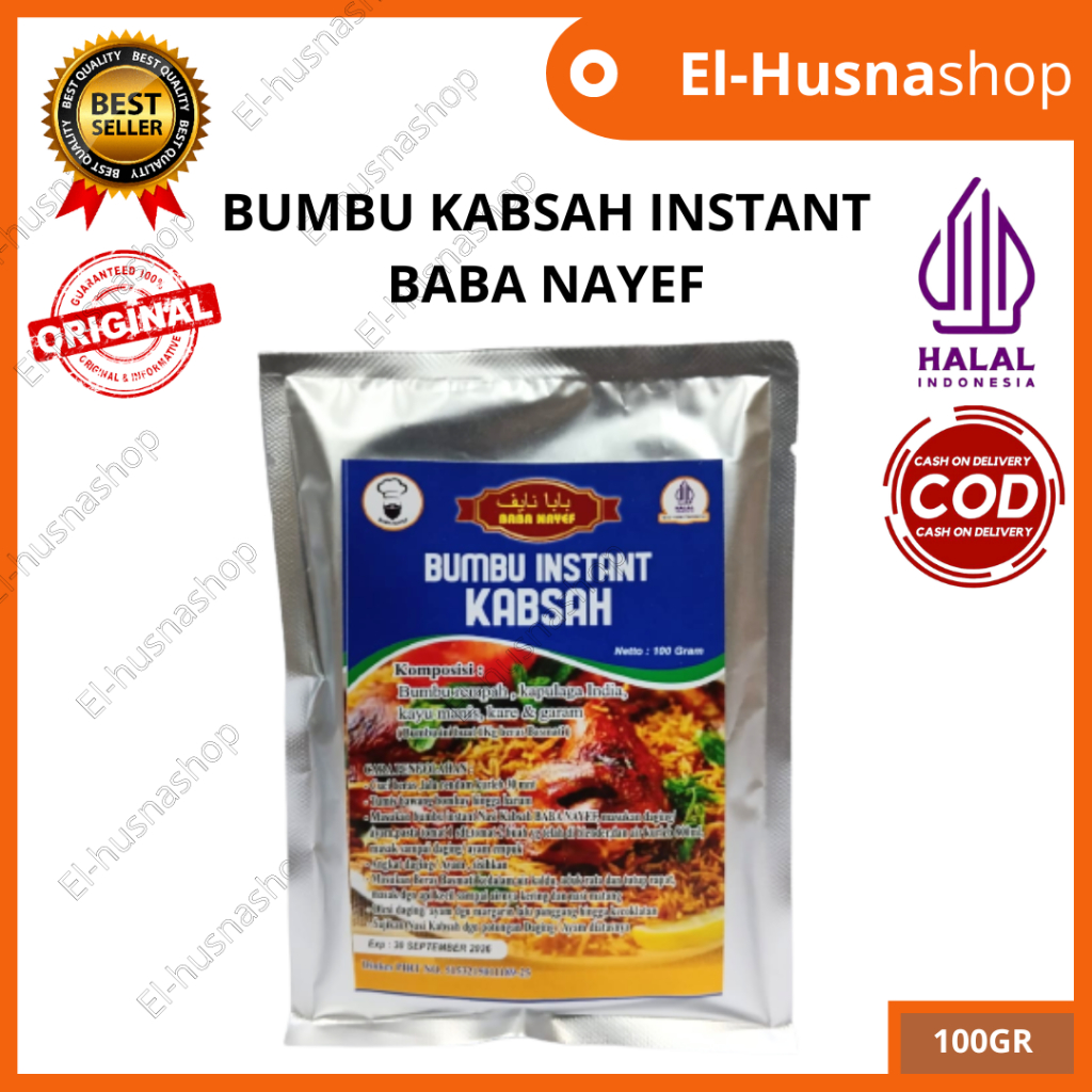 

Bumbu Kabsah Instant 100gr BABA NAYEF Asli Original