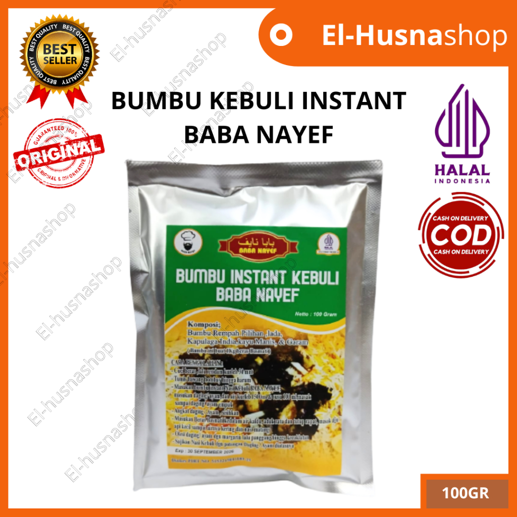 

Bumbu Kebuli Instant 100gr BABA NAYEF Asli Original