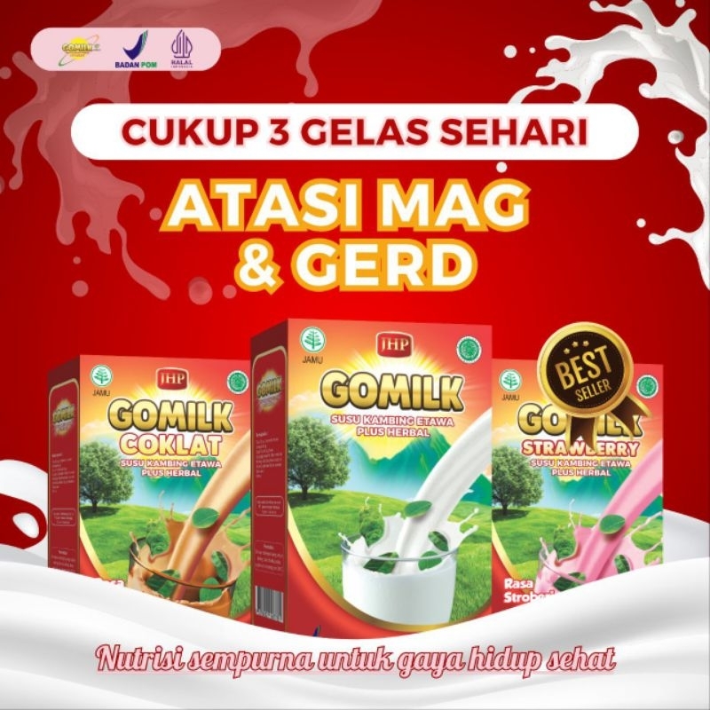 

GOMILK Susu Kecantikan Menambah Berat Badan Mengobati Asam Lambung Mengobati Masalah Pencernaan Mengobati Gerd