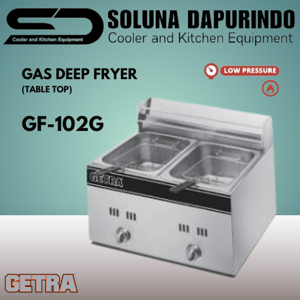 GETRA Gas Deep Fryer GF-102G / Penggorengan Gas / GF102G