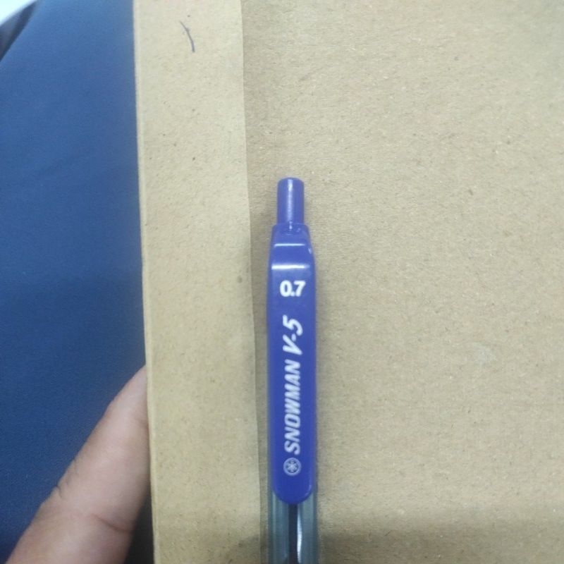 

pulpen bolpoin snowman v5 0.7