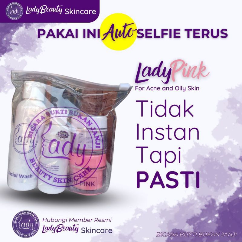 Lady beauty skincare lady pink