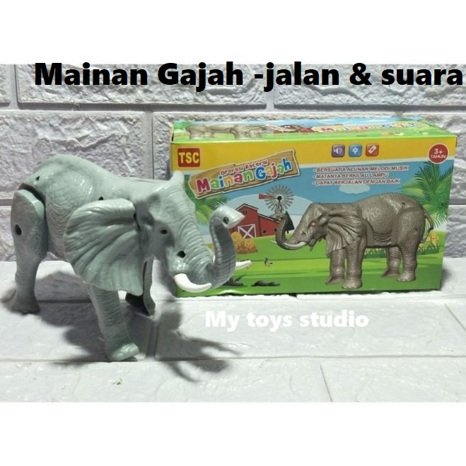 mainan anak  edukasi hewan ternak sapi perah cow milk mainan gajah lucu bisa jalan