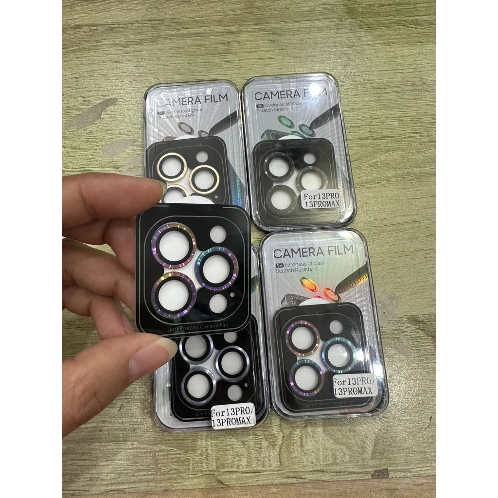 ACC HP - TEMPERED GLASS PELINDUNG LENSA RING KAMERA IPHONE 11 PRO MAX 12 PRO MAX 13 PRO MAX 14 PRO M