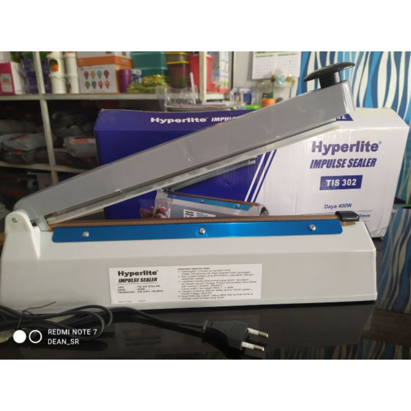 Impulse Sealer Hyperlite/Perekat Plastik Listrik Hyperlite