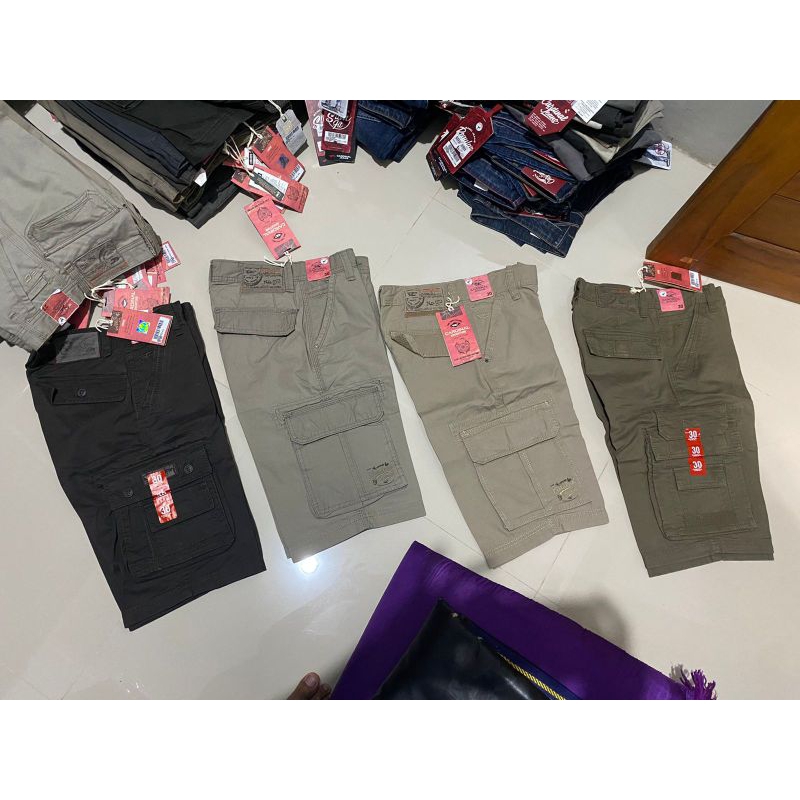 celana pendek cardinal cargo motif lengkap loreng dan ukuran lengkap original