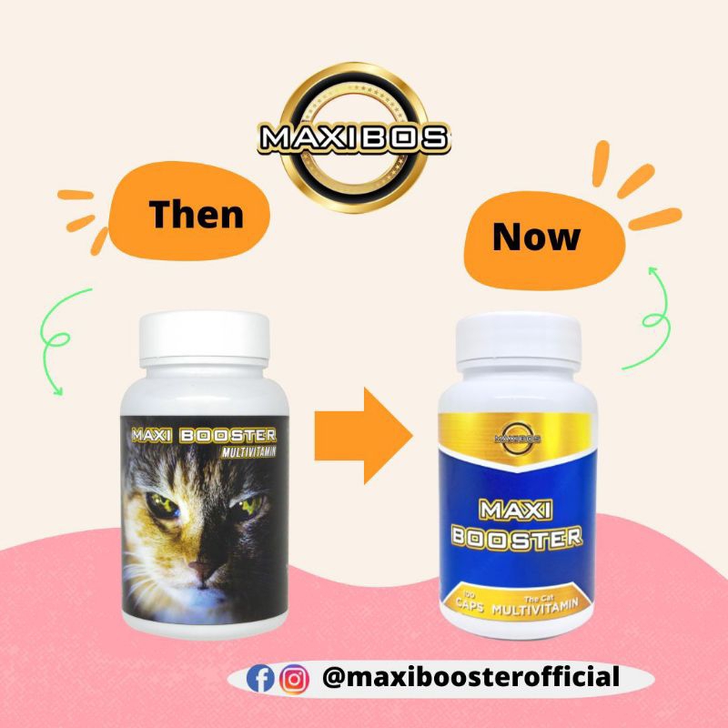MAXIBOS vitamin kucing maxi booster original