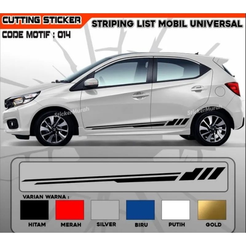 CUTTING STICKER MOBIL HONDA BRIO STIKER MOBIL BRIO CUTTING STICKER