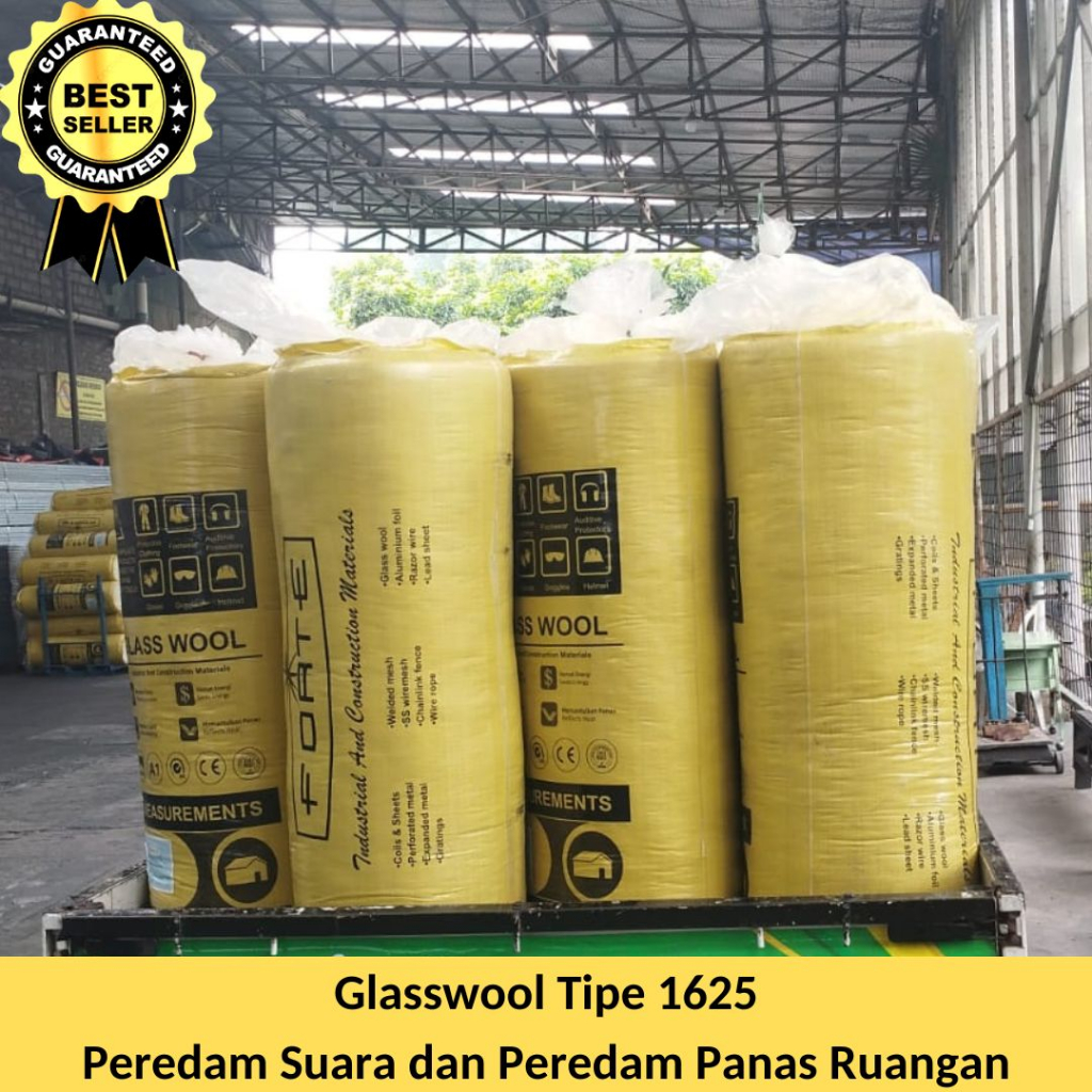 GLASSWOOL TIPE 1625 - Glasswool Peredam Suara - Glasswool Peredam Panas - Glasswool