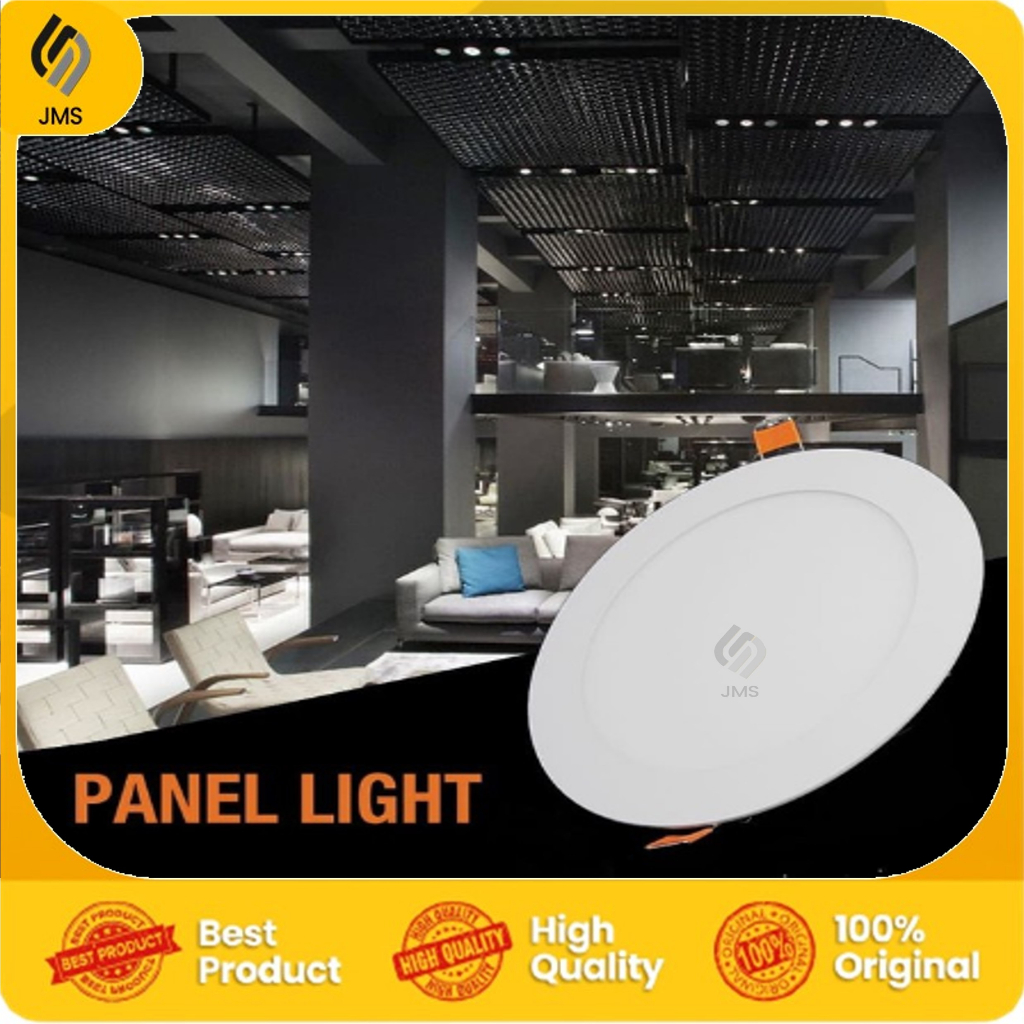Lampu LED Panel Light Downlight Putih Inbow Bulat Tipis 12w/18w/24w