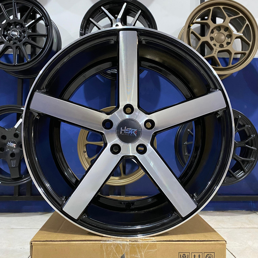Velg Mobil Hsr NE3 Ring 18 Lebar 8/9 H5X114,3 ET40/35 BMF