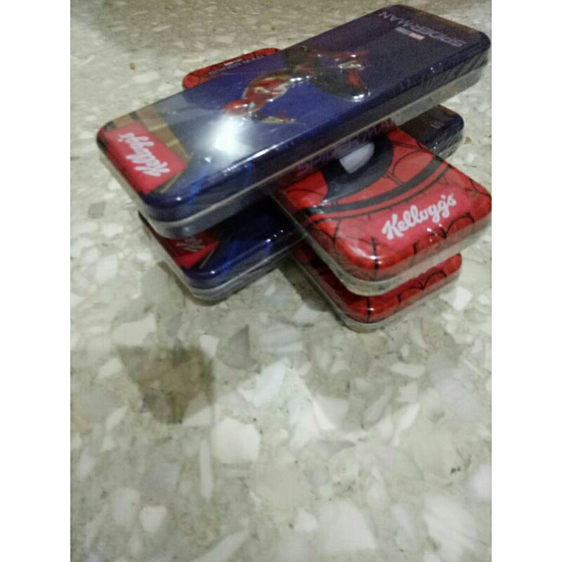 

kotak pensil spiderman metal
