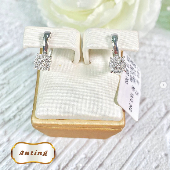 Elco Jewellery - Anting Berlian Eropa F Vvs | ABRE-01712SH Berkualitas dan Bergaransi