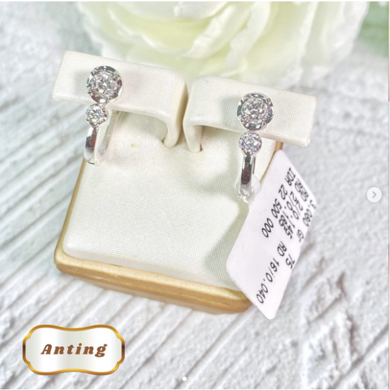 Elco Jewellery - Anting Berlian Eropa F Vvs | ABRE-01726SH Berkualitas dan Bergaransi