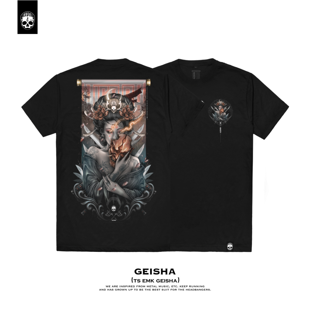 TS EMK GEISHA // T-SHIRT EMAKI GEISHA // KAOS EMAKI GEISHA ALCOTRA