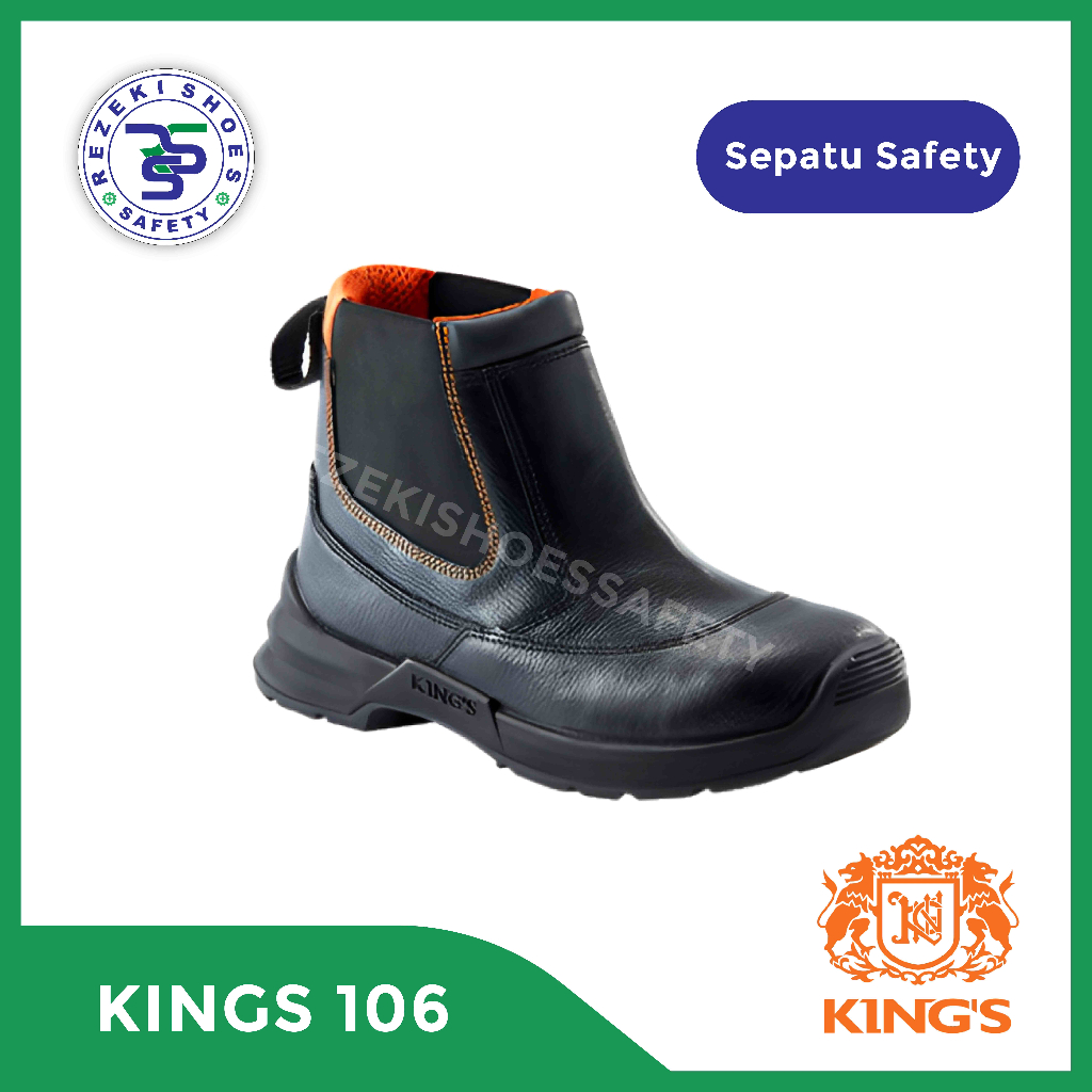 Sepatu Safety Shoes King’s KWD 106 X by Honeywell Pengganti Safety Kings KWD 706 / Sepatu Safety Kin