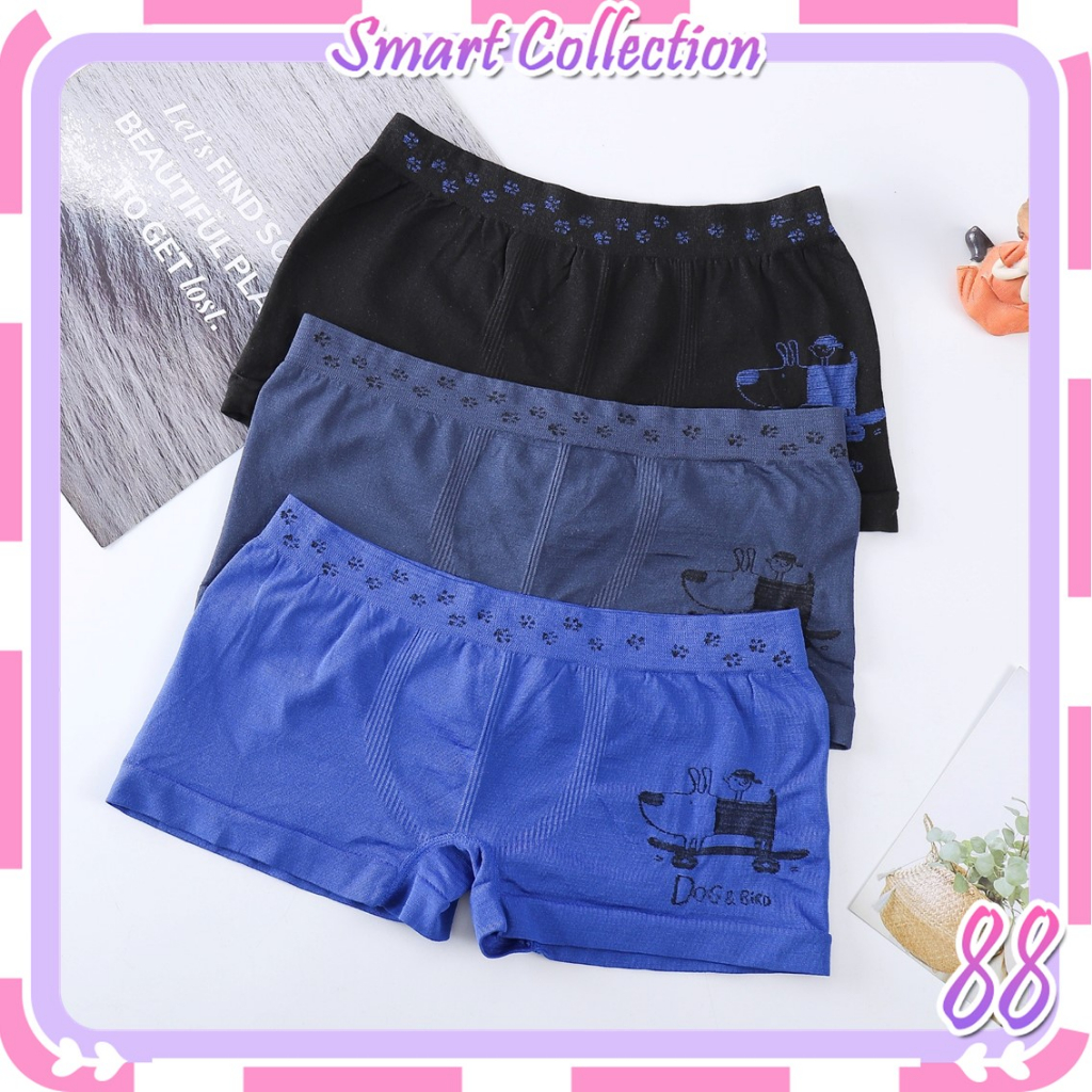 SC BX1389 Boxer Anak Laki-Laki Motif Kartun Celana Dalam Motif Doggy Anjing Sempak Lucu Karakter