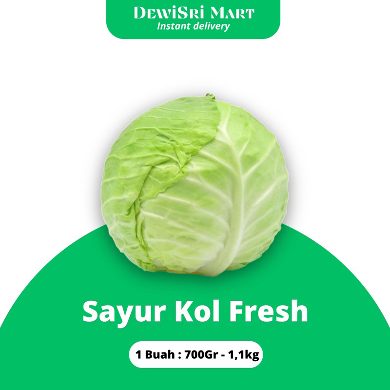 

Sayur Kol Fresh 1 Buah - Dewi Sri Mart