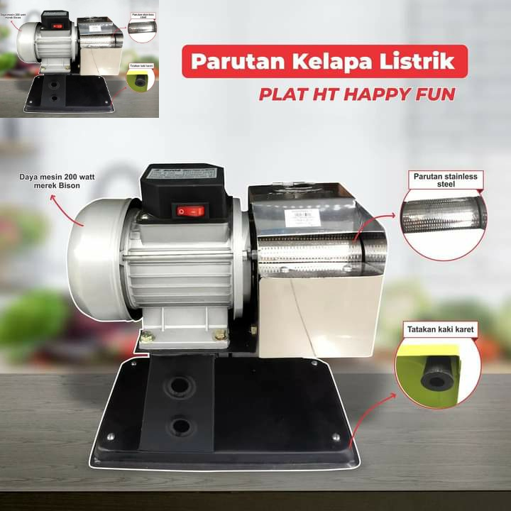 PARUTAN KELAPA HAPPY FUN / PARUTAN KELAPA LISTRIK / PARUTAN KELAPA LISTRIK HAPPY FUN /PARUTAN KELAPA HAPPY FUN / PARUTAN KELAPA LISTRIK / PARUTAN KELAPA LISTRIK HAPPY FUN