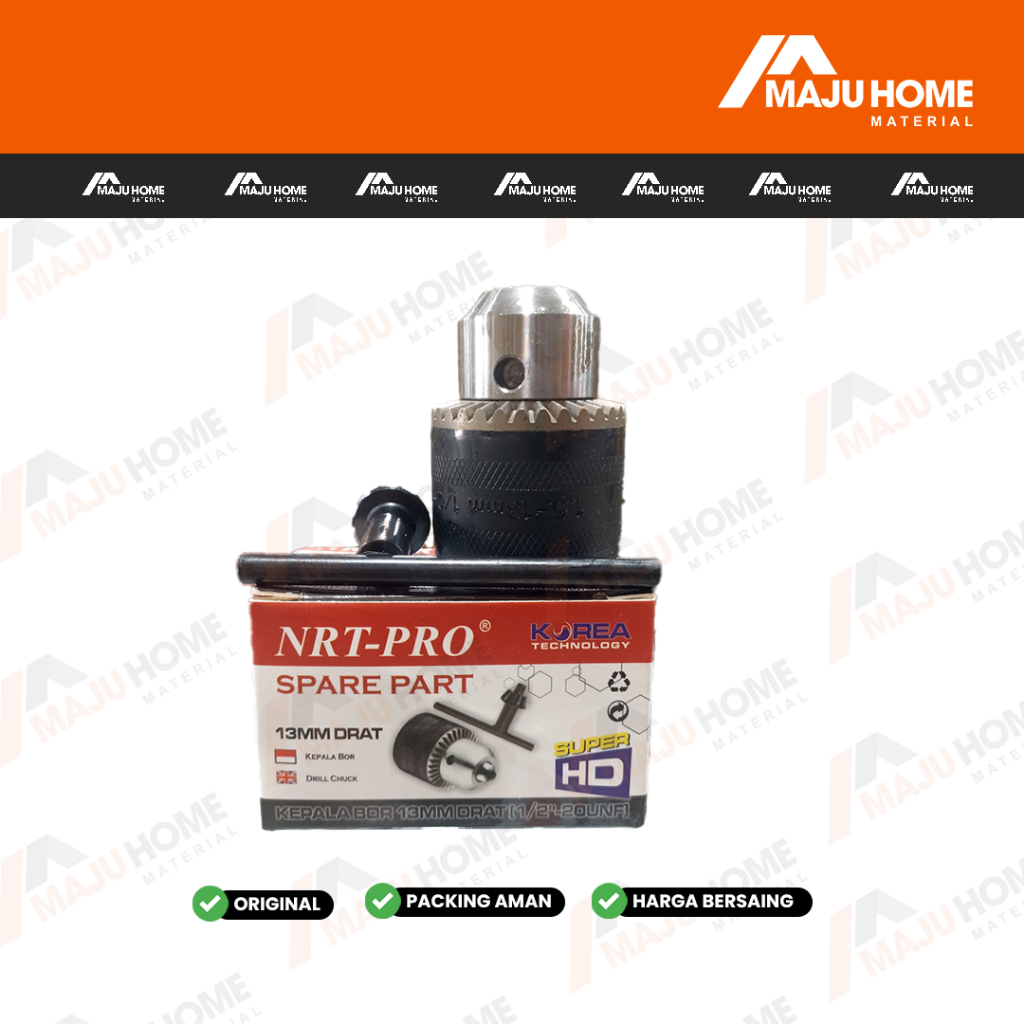 NRT-PRO Kepala Bor Drat 10, 13 mm