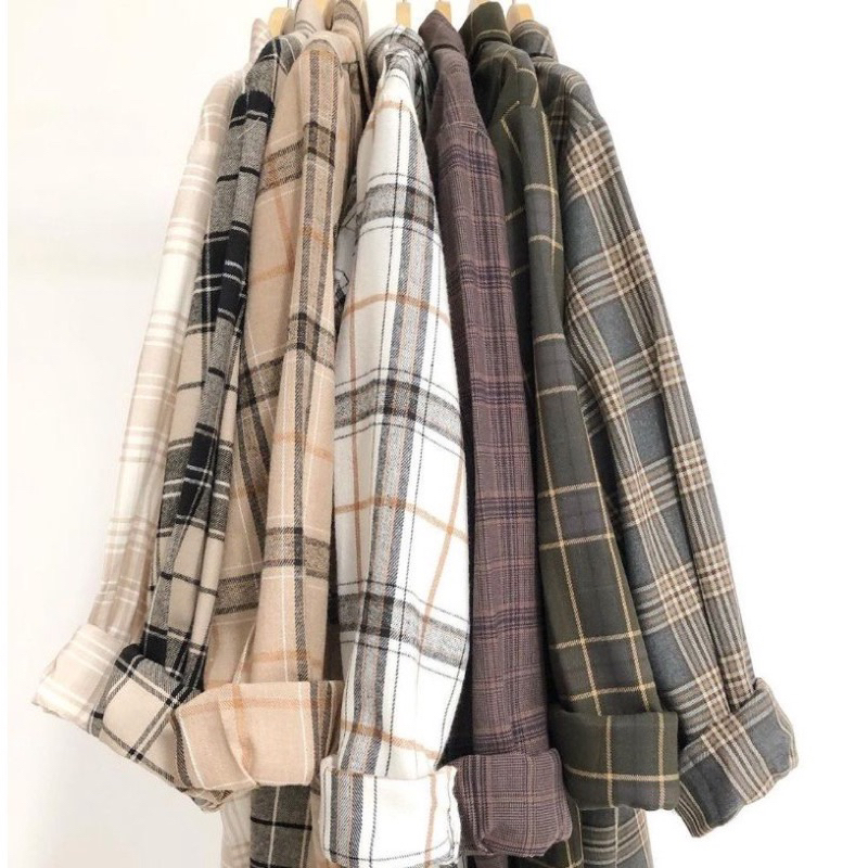 flanel wanita best seller kemeja flanel wanita premium distro lengan panjang