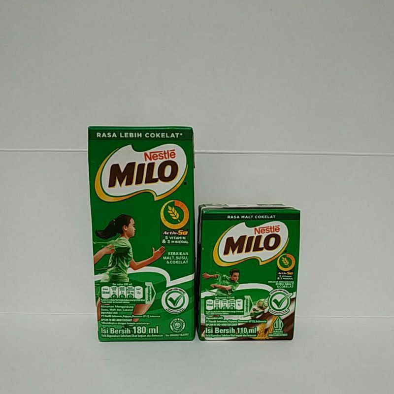 

Susu milo 110ml dan 180ml