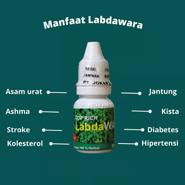 

LabdaWARA Asli 100% Jamu Tetes Herbal Alami [Dus Isi 7 Botol]