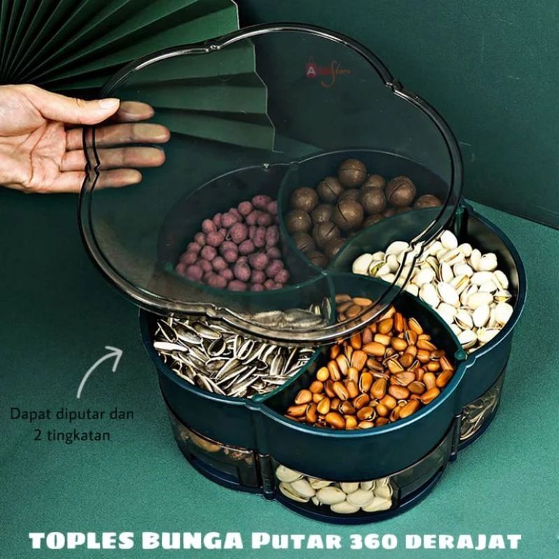 Toples Bunga Susun 2 Tingkat