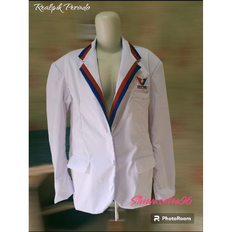 Jas Blazer Partai PERINDO Pria wanita (Sudah Berikut Logo) Jas Formal Kerja Partai PERINDO Size: S-6