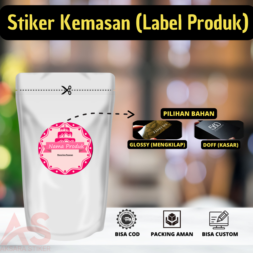 

PROMO Stiker Label Kemasan / Produk Kode A-14 (Makanan, Minuman, Dll)