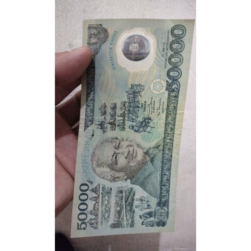 numistik uang suharto 50ribu