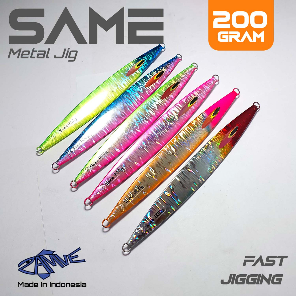 Metal Jig Zamve Same 200Gr Metal Jig 200Gr Metal Jig 200Gram