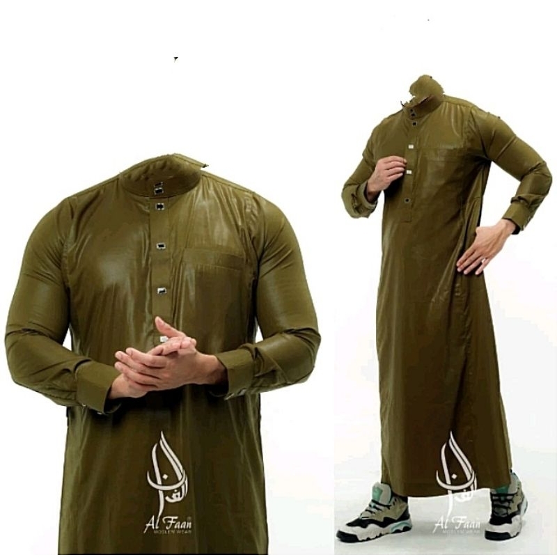 gamis Al faan baju jubah dewasa gamis pria gamis mewah