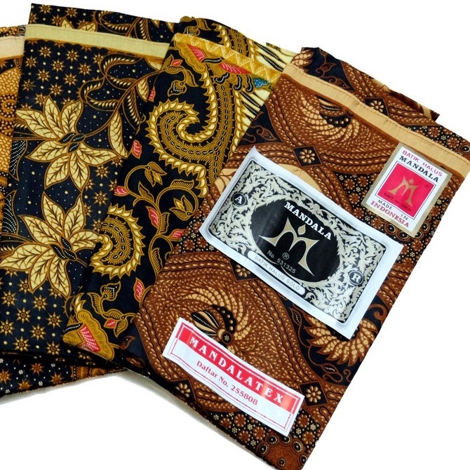 Kain Panjang Bahan Batik Mandala Asli Halus 2.2 x 1,1M / Madala Original
