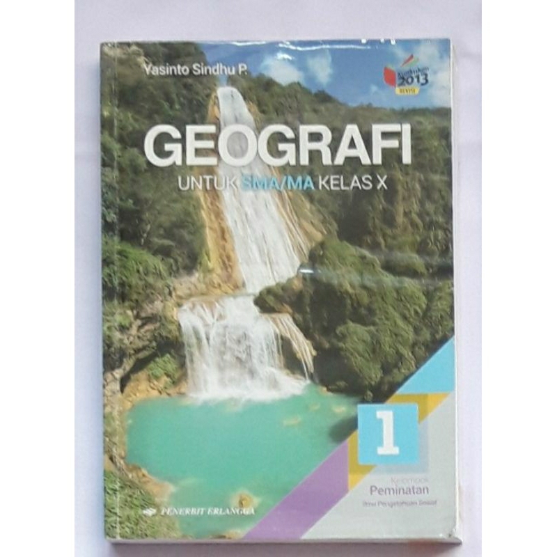 (PRELOVED) Buku Geografi Erlangga SMA Kelas 10