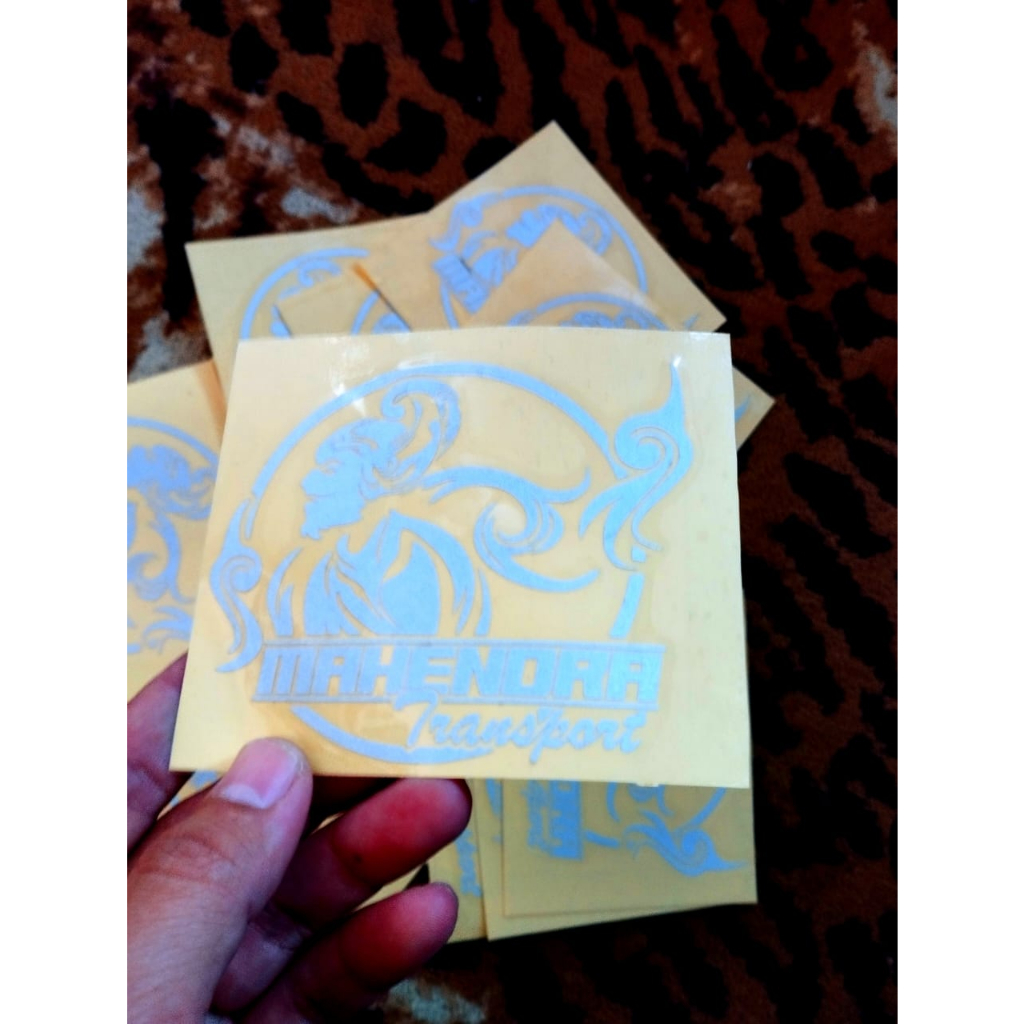 STIKER REFLEKTIF MAHENDRA TRANSPORT