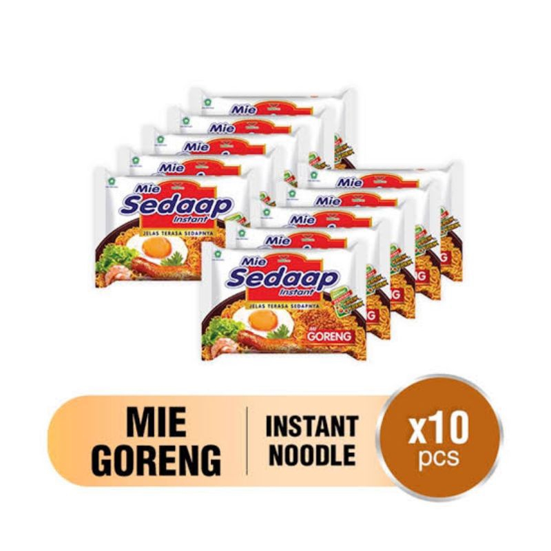 

mie sedaap goreng isi 10bks