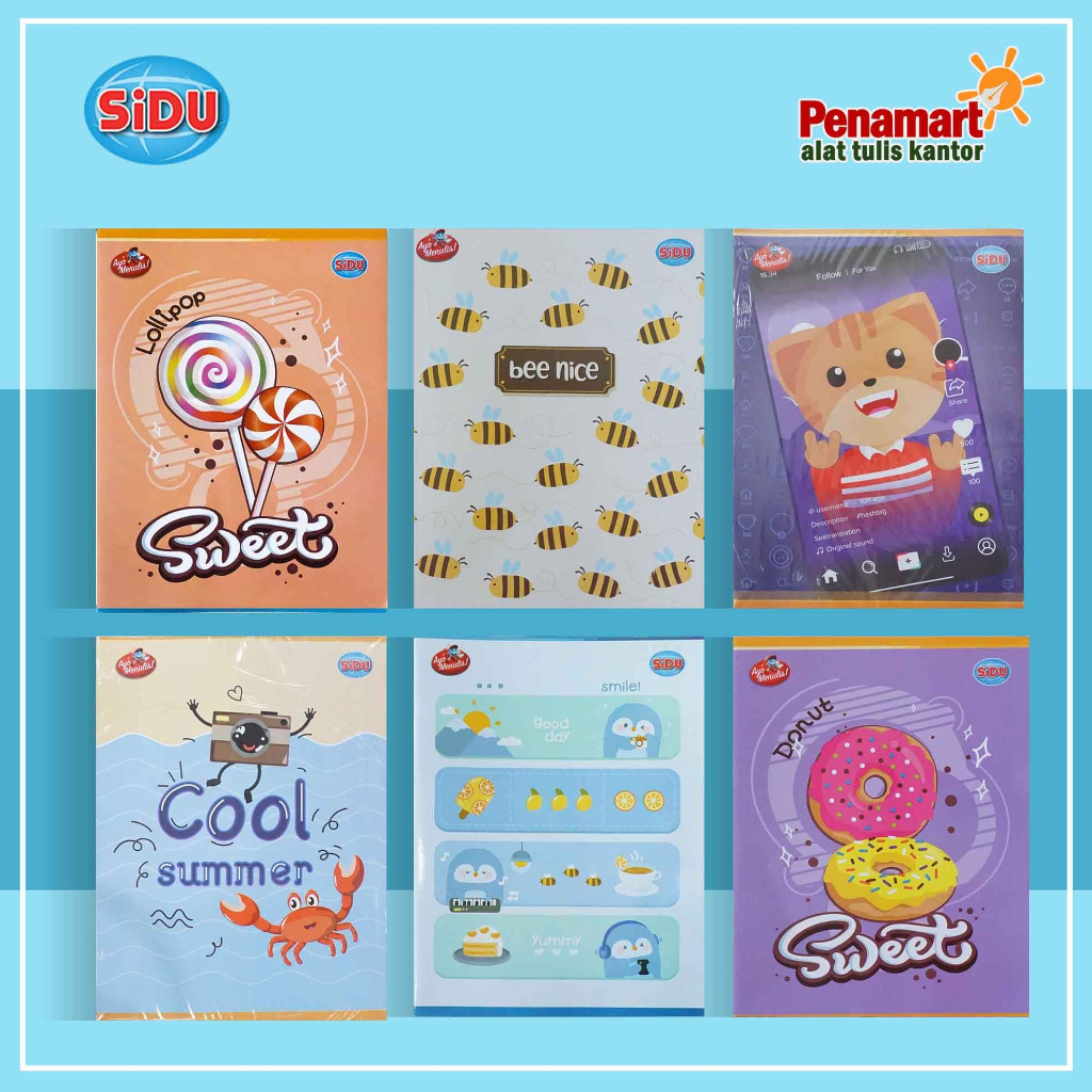 

Buku Tulis Sidu isi 38 Lembar (isi 10 Buku / 1 Pack) (D1102)
