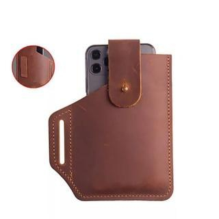 tas pinggang dompet hp kulit , dompet hp pinggang pria kulit sapi asli