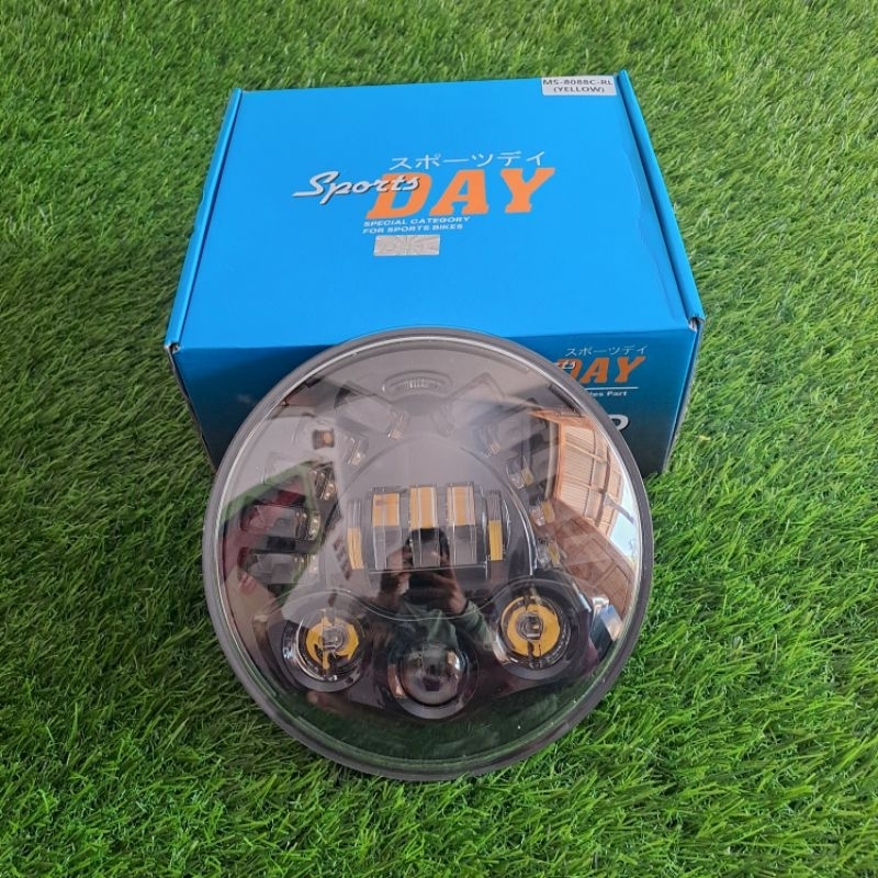 LAMPU DEPAN DAYMAKER 19 LED 7 INCH