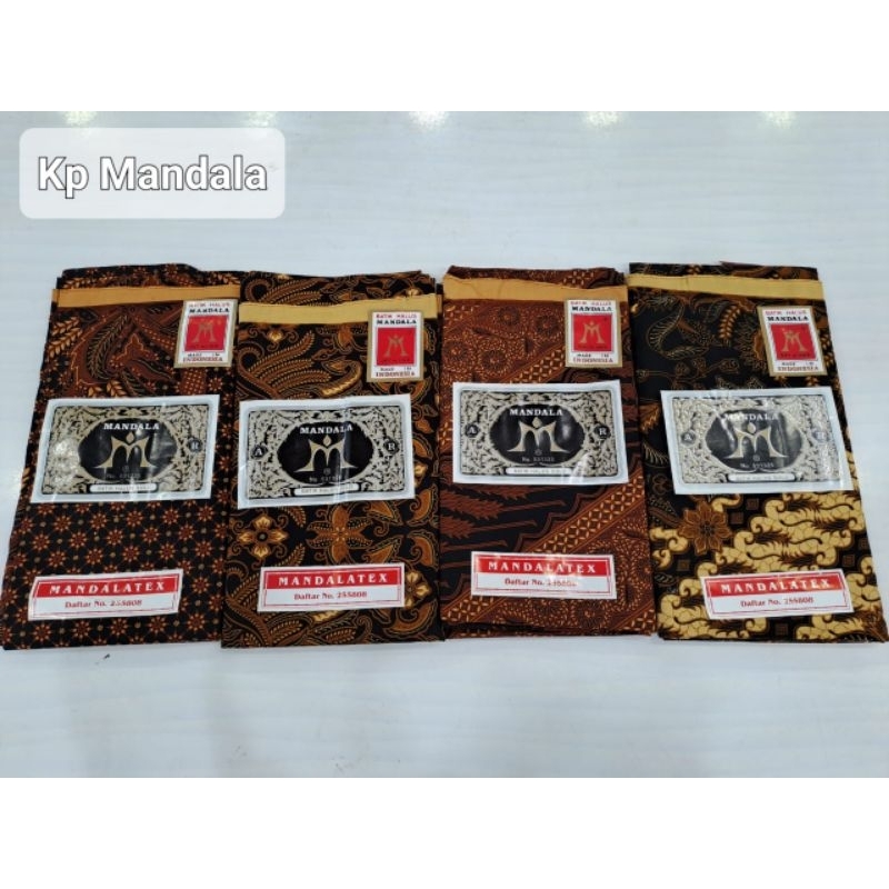 Kain Panjang Bahan Batik Mandala Asli Halus 2.2 x 1,1M / Madala Original