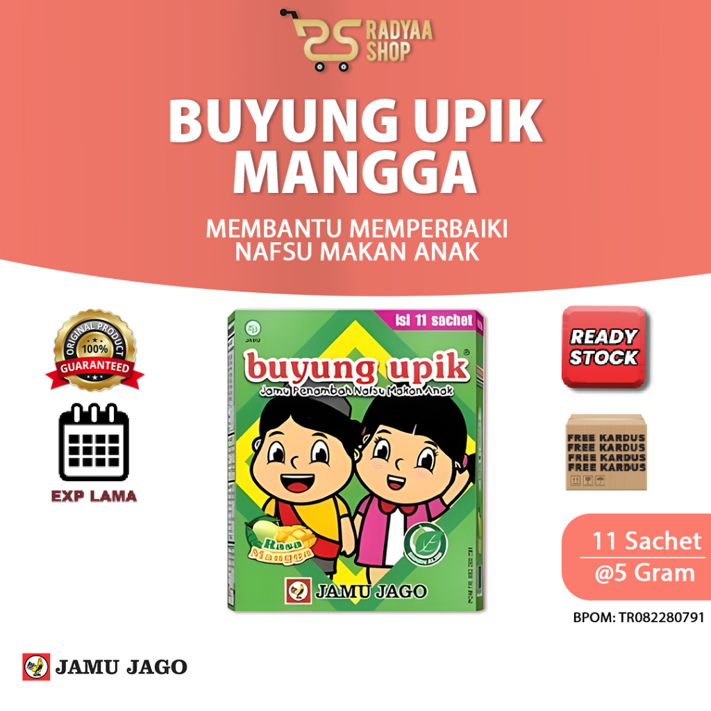 

Buyung Upik Mangga Jamu Herbal Membantu Meningkatkan Nafsu Makan Anak