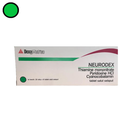 Neurodex Box 200's Tablet Dexa / Vitamin B1 / Vitamin B6 / Vitamin B12